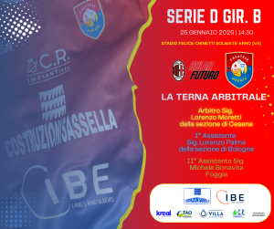 Curiosità sulla terna arbitrale Milan Futuro – Casatese Merate