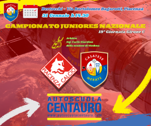 Sfida alla capolista Piacenza. La Casatese Merate al “Bertocchi”