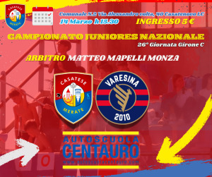 Casatese Merate sfida la Varesina al Comunale N.2