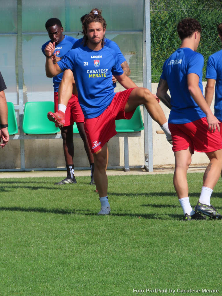 Primo giorno di ritiro a San Lorenzo Dorsino