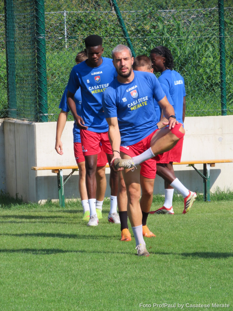 Primo giorno di ritiro a San Lorenzo Dorsino